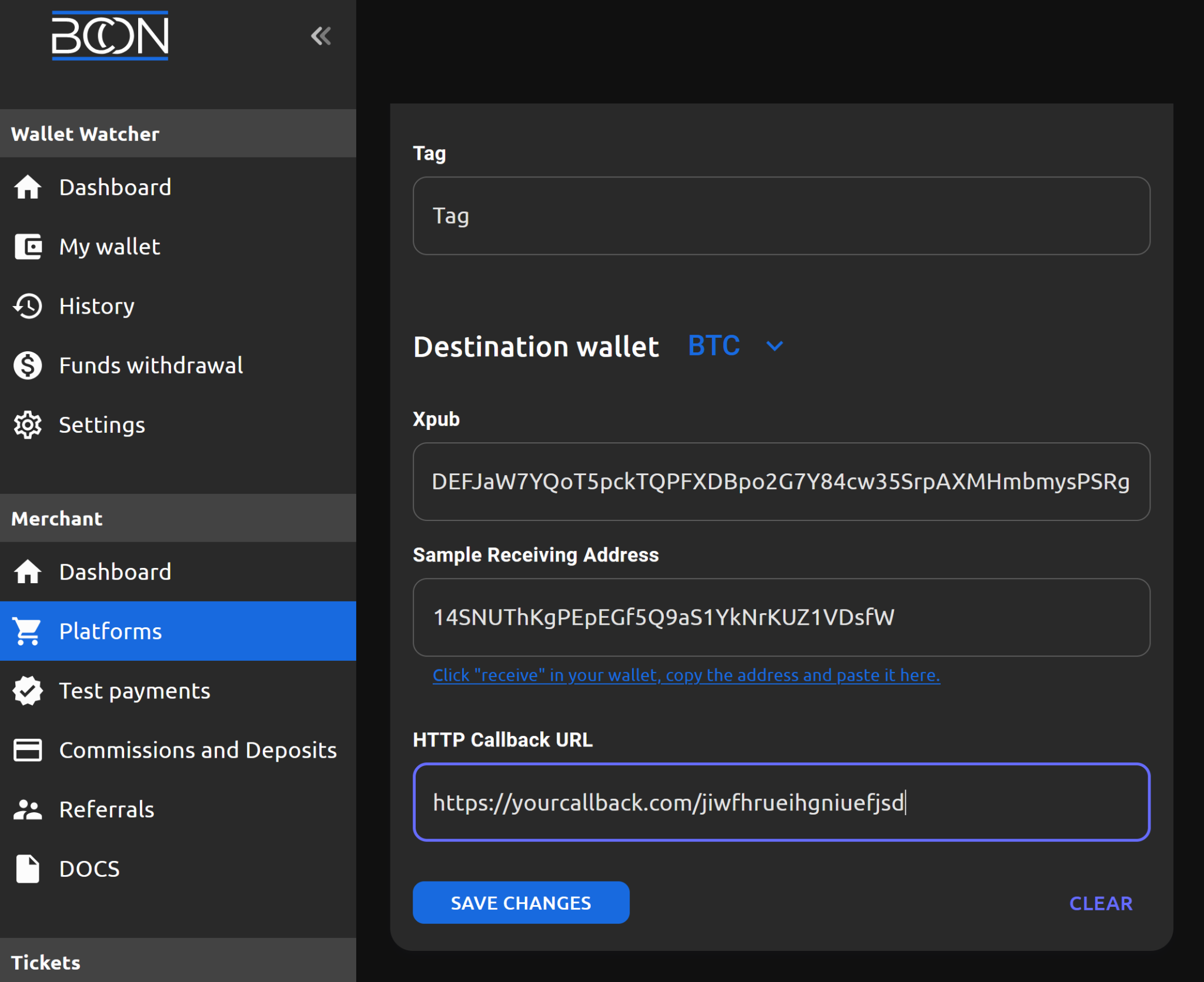 How to connect "blockchain.com" wallet to payment gateway • BconGlobal