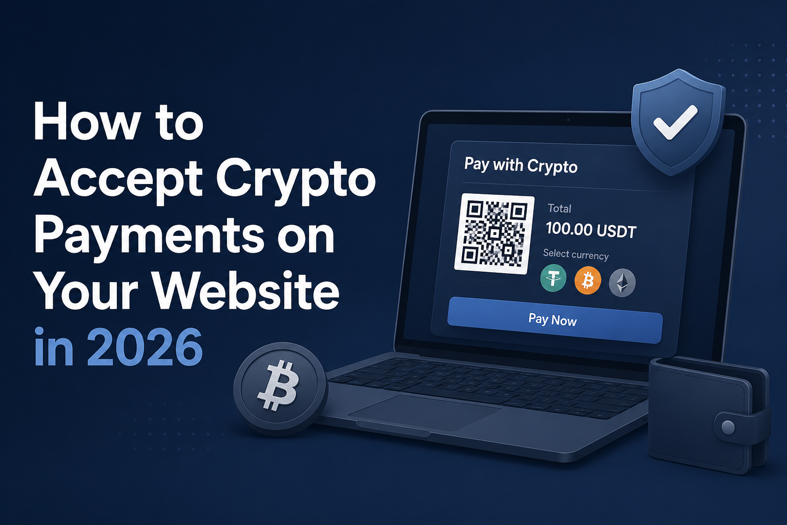 How to Accept Crypto Payments on Your Website in 2026