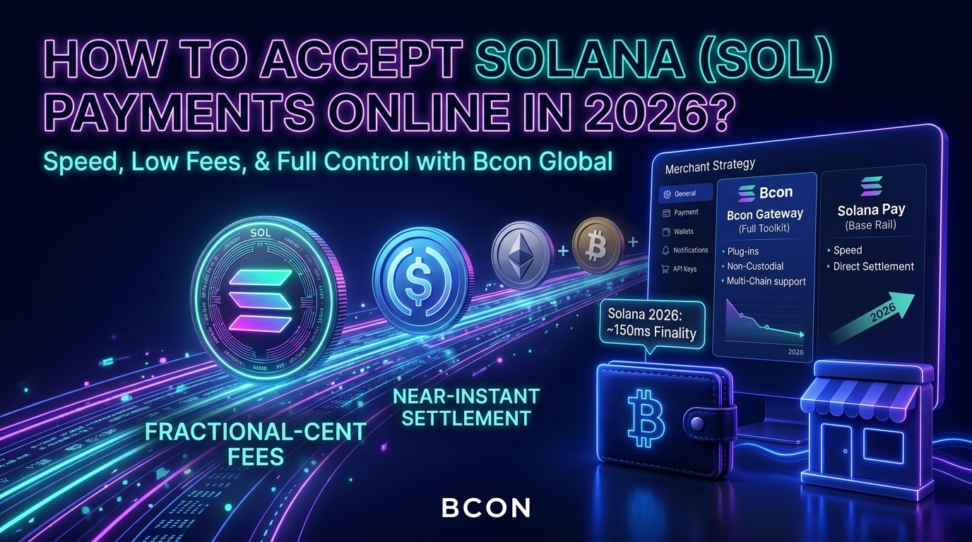 How to Accept Solana (SOL) Payments Online in 2026?