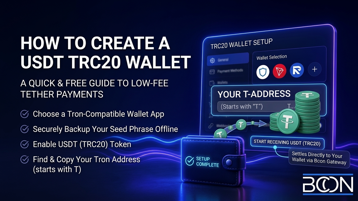 How to Create a USDT TRC20 Wallet