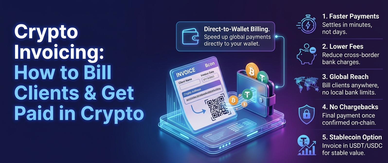 Crypto Invoicing: How to Bill Clients and Get Paid in Crypto