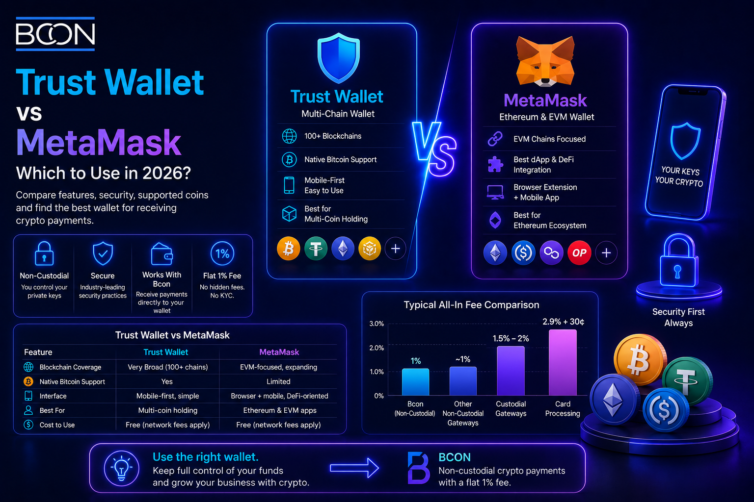 Trust Wallet vs MetaMask: Which to Use (updated)